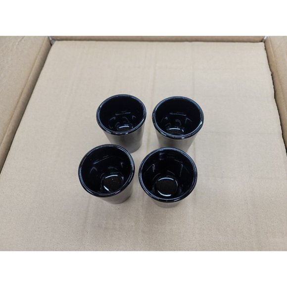 Shot Glass Black Libbey Shot glasses Set Of 4 New Tequila Vodka Whiskey A3 - Picture 5 of 7